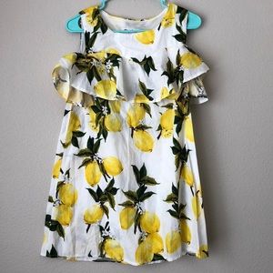 Lemon print dress